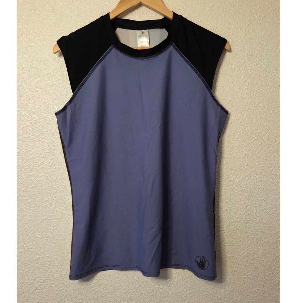 Body‎ Glove Colorblock Athletic Tank Top XL Y2K Surfcore Athleisure Tech Top